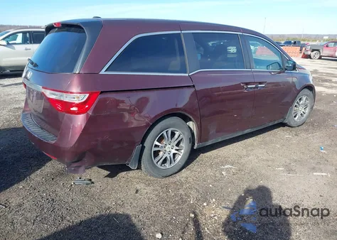 2012 Honda Odyssey Ex-L z USA, uszkodzony, nr VIN 5FNRL5H60CB045899